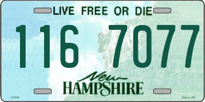 NH license plate 1167077