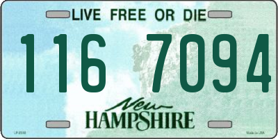 NH license plate 1167094