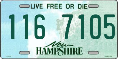 NH license plate 1167105
