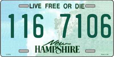 NH license plate 1167106