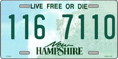 NH license plate 1167110