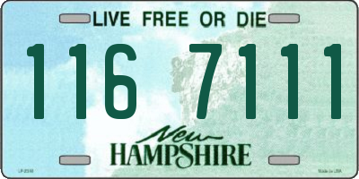 NH license plate 1167111