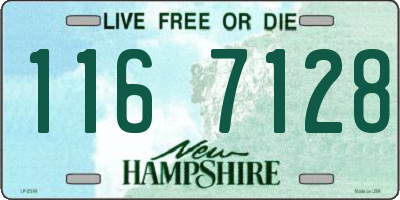NH license plate 1167128
