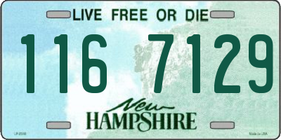 NH license plate 1167129