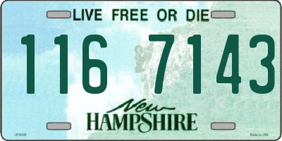 NH license plate 1167143
