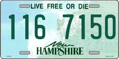NH license plate 1167150