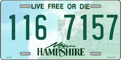 NH license plate 1167157