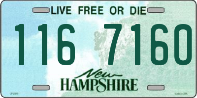 NH license plate 1167160