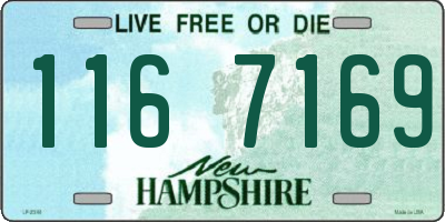 NH license plate 1167169