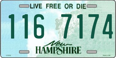 NH license plate 1167174