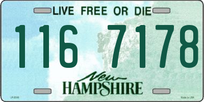 NH license plate 1167178