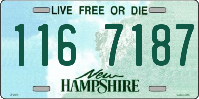 NH license plate 1167187