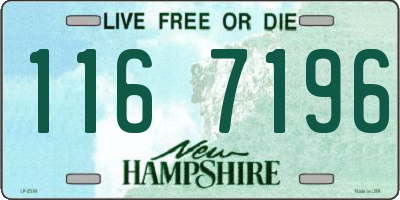 NH license plate 1167196