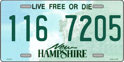 NH license plate 1167205