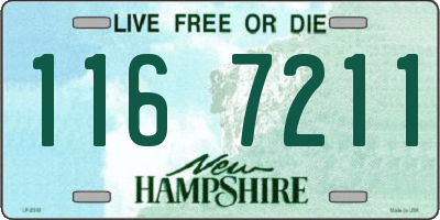 NH license plate 1167211