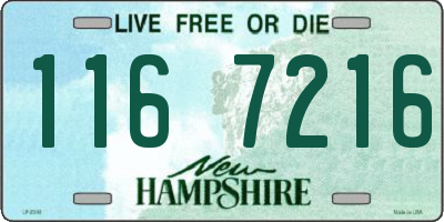 NH license plate 1167216