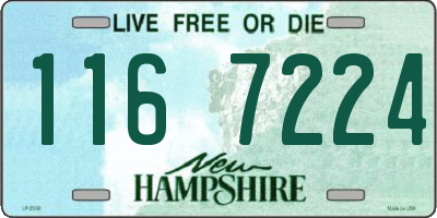 NH license plate 1167224