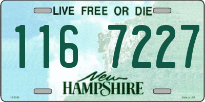 NH license plate 1167227