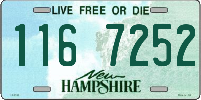 NH license plate 1167252