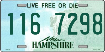 NH license plate 1167298
