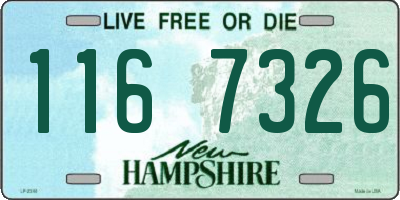 NH license plate 1167326