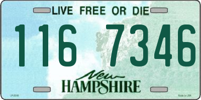 NH license plate 1167346