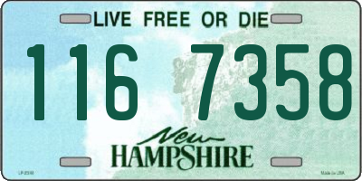 NH license plate 1167358