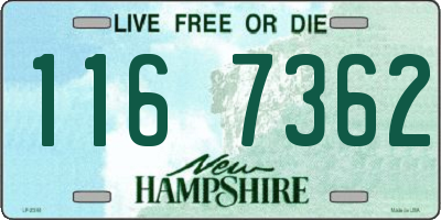 NH license plate 1167362