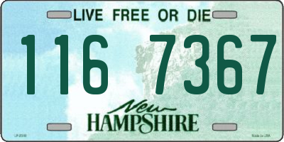 NH license plate 1167367
