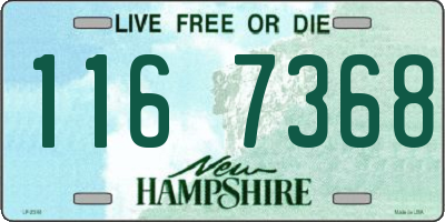 NH license plate 1167368