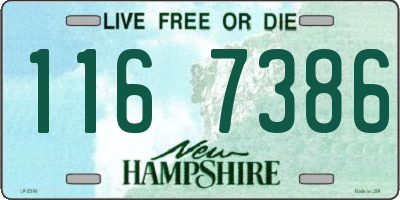 NH license plate 1167386