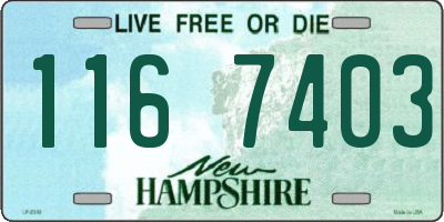 NH license plate 1167403