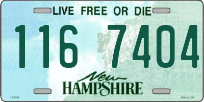 NH license plate 1167404
