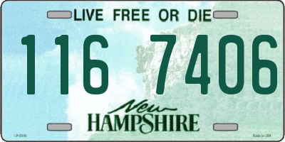NH license plate 1167406
