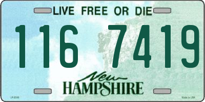 NH license plate 1167419