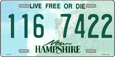 NH license plate 1167422