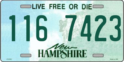 NH license plate 1167423