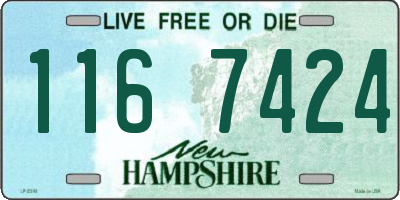 NH license plate 1167424