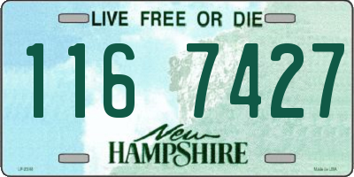 NH license plate 1167427
