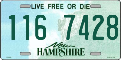 NH license plate 1167428