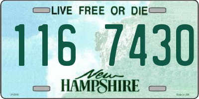 NH license plate 1167430
