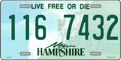 NH license plate 1167432