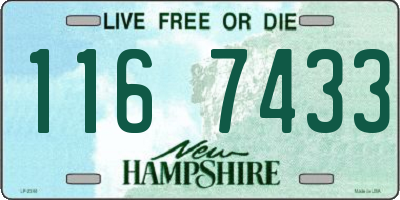 NH license plate 1167433