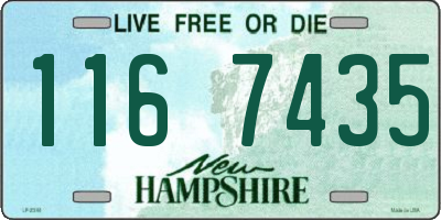 NH license plate 1167435