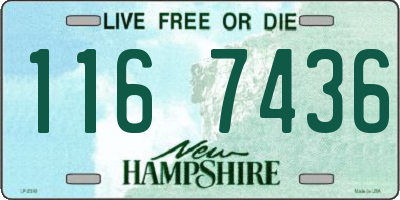 NH license plate 1167436