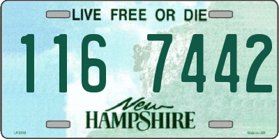 NH license plate 1167442