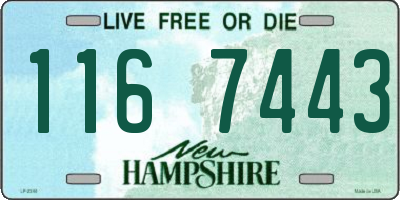 NH license plate 1167443