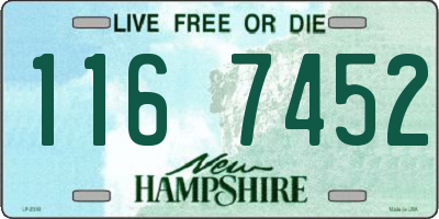 NH license plate 1167452
