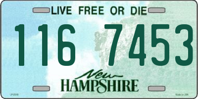 NH license plate 1167453