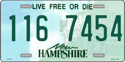 NH license plate 1167454